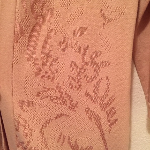 Chico’s Long Peach Open Front Cardigan Duster Sweater Size 2 (Chicos) - Picture 6 of 11